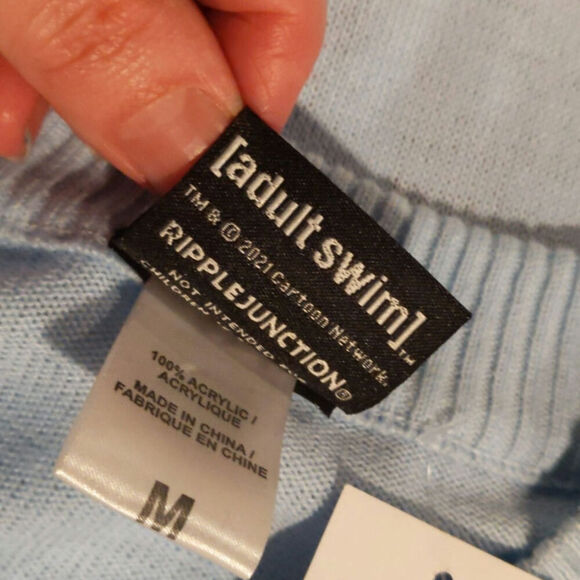 NWT Rick & Morty Holiday Party Christmas Sweater Funny Ugly Xmas Jumper Medium - Picture 4 of 7